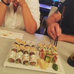 Saichi - Vi fik lækker sushi af flere omgange.