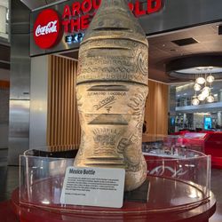 DFW Airport Terminal D - Coca Cola Around the World Experience, Mexico Bottle