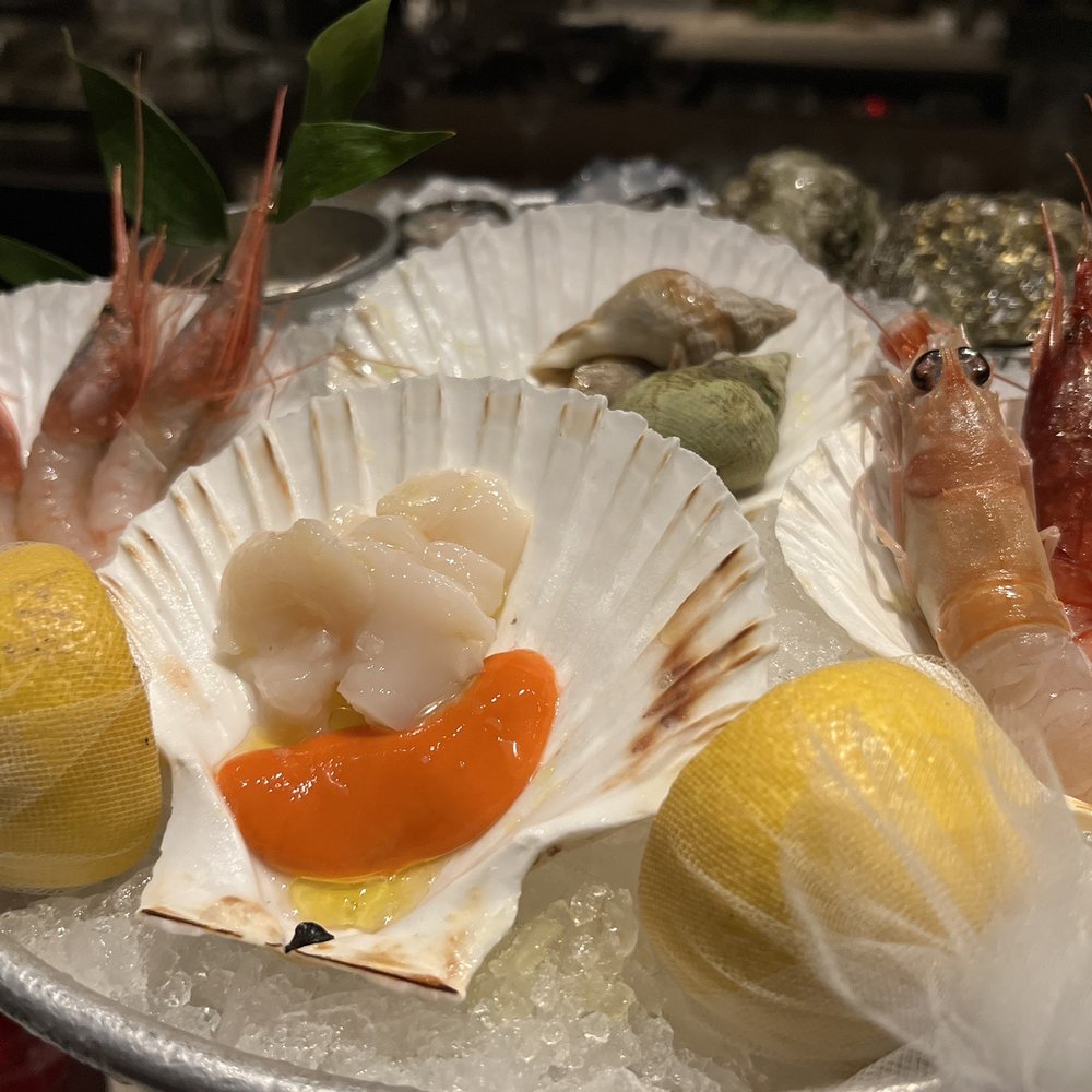 Amazing seafood platter for 1 person (60 Eur) with plenty of shrimps Amazing seafood platter for 1 person (60 Eur) with plenty of shrimps