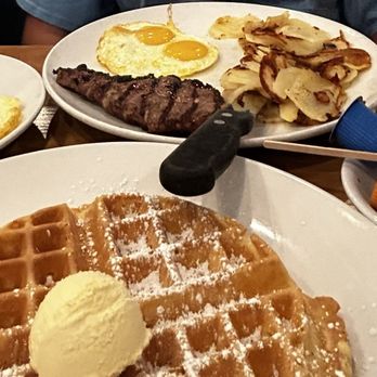 Broken Yolk Cafe - Belgian Waffle combo - Breakfast & Brunch Near Me - Rancho Cucamonga, California Broken Yolk Cafe - Belgian Waffle combo - Breakfast & Brunch Near Me - Rancho Cucamonga, California