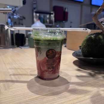 Nippon Cha - Strawberry matcha latte - Tea Rooms Near Me - Brooklyn, New York