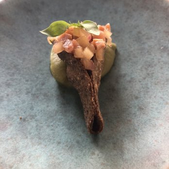 Allium - Octopus ceviche amuse boche - Mexican Near Me - Guadalajara, JAL