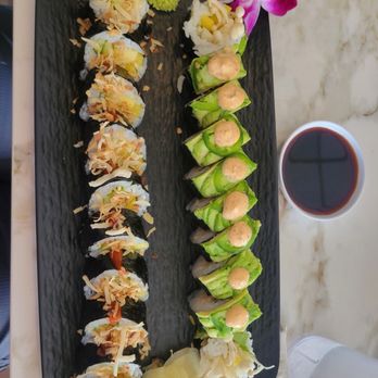 Keyaki Sushi - Aloha and Imperial vegan rolls - Sushi Bars Near Me - Midvale, Utah