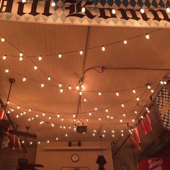 Jorg's Cafe Vienna - Festive lighting - German Near Me - Plano, Texas