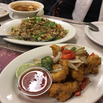 Emerald Thai Restaurant - Fried fish w/ Thai chili sauce & fried rice in back - Thai Near Me - Lakeland, Tennessee Emerald Thai Restaurant - Fried fish w/ Thai chili sauce & fried rice in back - Thai Near Me - Lakeland, Tennessee
