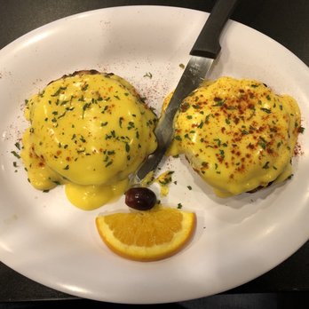 The Pancakery - Traditional eggs Benedict. They also have other options with crab. - Breakfast & Brunch Near Me - Destin, Florida