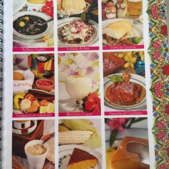 Emara Antojitos Yucatecos - Menu with photos (they do have an English menu) - Mexican Near Me - Cancún, ROO