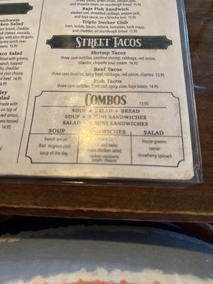 Menu photo 1 The Tavern Grille Cottonwood, AZ Menu photo 1 The Tavern Grille Cottonwood, AZ