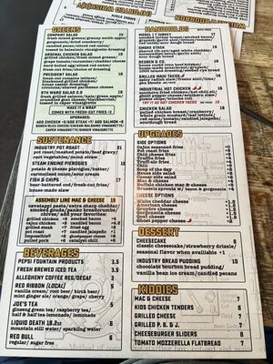Menu photo 8 Industry Public House Pittsburgh, PA Menu photo 8 Industry Public House Pittsburgh, PA