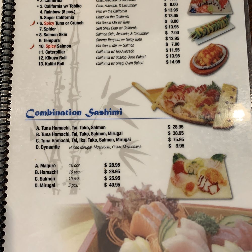Kikuya - Menu 12/2019 - Japanese Near Me - Honolulu, Hawaii