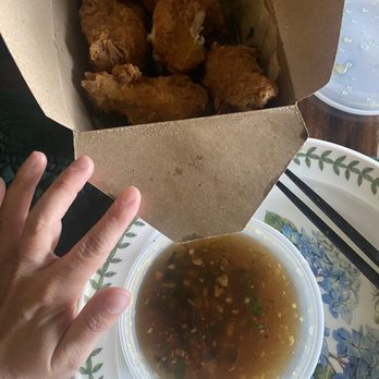 Asiatique Eatery - Crispy basil wings and dipping sauce. Great! - Asian Fusion Near Me - Ventura, California Asiatique Eatery - Crispy basil wings and dipping sauce. Great! - Asian Fusion Near Me - Ventura, California