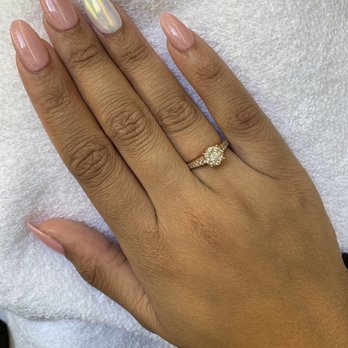 Sunset Nails - Full set. Pink and white nails, white has the pink halo on it. - Nail Salons Near Me - San Francisco, California Sunset Nails - Full set. Pink and white nails, white has the pink halo on it. - Nail Salons Near Me - San Francisco, California