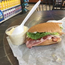 F1 Food And Fuel - Club sandwich and Side of potatoe salad!!! Best in town !! Thank you dee , Liz and Zack
