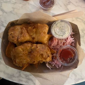 The District Fishwife - Fish (dogfish) and chips - Seafood Near Me - Washington, DC, District of Columbia The District Fishwife - Fish (dogfish) and chips - Seafood Near Me - Washington, DC, District of Columbia