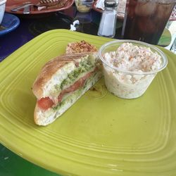 Overflow Cafe - Caprese sandwich