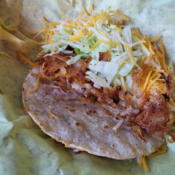Zebra Club - Veggie taco with hash brown filling. - Dive Bars Near Me - Sacramento, California Zebra Club - Veggie taco with hash brown filling. - Dive Bars Near Me - Sacramento, California