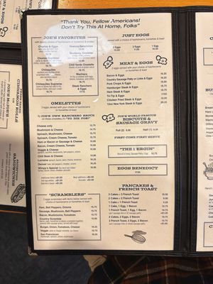 Menu photo 8 Joe's Place Paso Robles Paso Robles, CA Menu photo 8 Joe's Place Paso Robles Paso Robles, CA