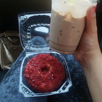 Mama's Donuts - Red velvet cronut, iced cafe mocha - Donuts Near Me - Van Nuys, California Mama's Donuts - Red velvet cronut, iced cafe mocha - Donuts Near Me - Van Nuys, California