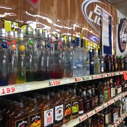 West Side Liquors - Liquor shelf