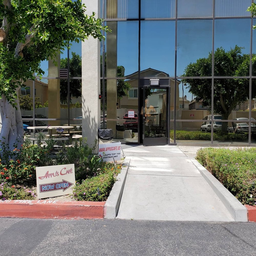 Appu's Cafe - Back entrance / Front door - Vegan Near Me - Long Beach, California Appu's Cafe - Back entrance / Front door - Vegan Near Me - Long Beach, California