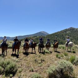Elkhorn Stables - Our group at a rest break