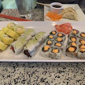 Forty Five Degrees - Forty Five Roll Corona Roll Yellowtail - Sushi Bars Near Me - Indianapolis, Indiana Forty Five Degrees - Forty Five Roll Corona Roll Yellowtail - Sushi Bars Near Me - Indianapolis, Indiana