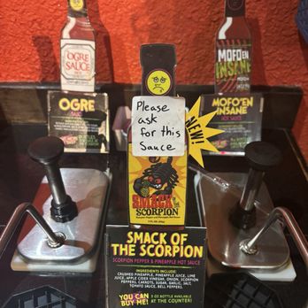 Tijuana Flats - More hot sauce options - Mexican Near Me - Lauderhill, Florida Tijuana Flats - More hot sauce options - Mexican Near Me - Lauderhill, Florida
