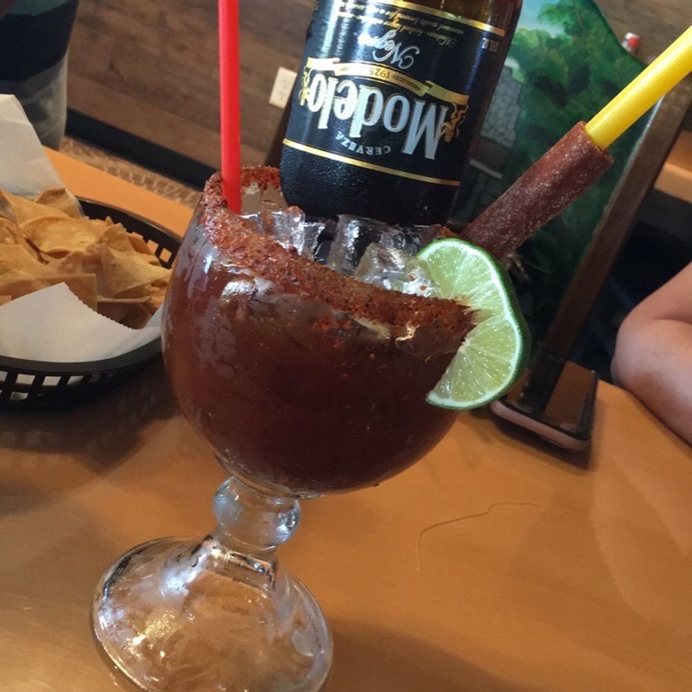 Los Molcajetes Del Valle - Michelada w/Modelo Negra - Mexican Near Me - Naples, Florida Los Molcajetes Del Valle - Michelada w/Modelo Negra - Mexican Near Me - Naples, Florida