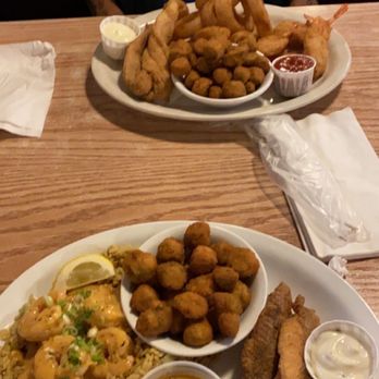 Catfish Galley - Two daily specials. Catfish and shrimp scampi with okra. Catfish and fantail shrimp with okra and onion rings. - Seafood Near Me - Jackson, Tennessee
