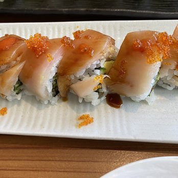 AKEMI Japanese Restaurant - akemi roll - yellowtail, tuna, salmon, avocado, cucumber wrap, ponzu, kewpie - Japanese Near Me - Berkeley, California AKEMI Japanese Restaurant - akemi roll - yellowtail, tuna, salmon, avocado, cucumber wrap, ponzu, kewpie - Japanese Near Me - Berkeley, California