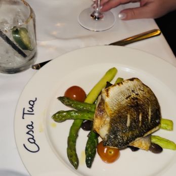 Casa Tua - Seared Branzino - Italian Near Me - Miami Beach, Florida Casa Tua - Seared Branzino - Italian Near Me - Miami Beach, Florida