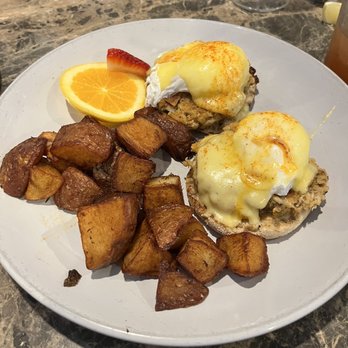 Sage Biscuit Cafe - Crab cake Benedict...delicious! - Breakfast & Brunch Near Me - Bradenton, Florida Sage Biscuit Cafe - Crab cake Benedict...delicious! - Breakfast & Brunch Near Me - Bradenton, Florida