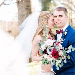 The Greencroft Club - Bride and groom portraits from a recent wedding at the Greencroft Club in Charlottesville. (photo by April B Photography)