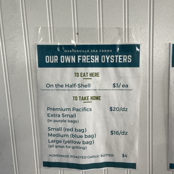 Oysterville Sea Farms - Can't beat these prices - Specialty Food Near Me - Oysterville, Washington Oysterville Sea Farms - Can't beat these prices - Specialty Food Near Me - Oysterville, Washington