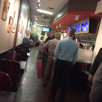 Falafel King - a line of people waiting in a restaurant - Falafel Near Me - Calgary, Alberta Falafel King - a line of people waiting in a restaurant - Falafel Near Me - Calgary, Alberta