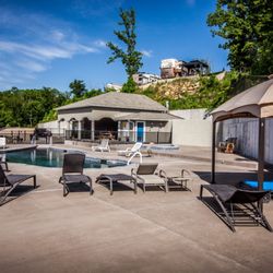 Riviera Villas & RV Resort - Saltwater pool with hot tub and cabana