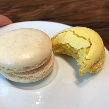 iCafe de Paris - Got a free macaroon and the lady gave me an extra one. #score :-) ..vanilla and lemon macaroons - Creperies Near Me - Orlando, Florida