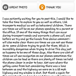Lbk Transportation - This is my explanation to another review for lbk not sure why yelp doesn't allow anyone to comment on said reviews