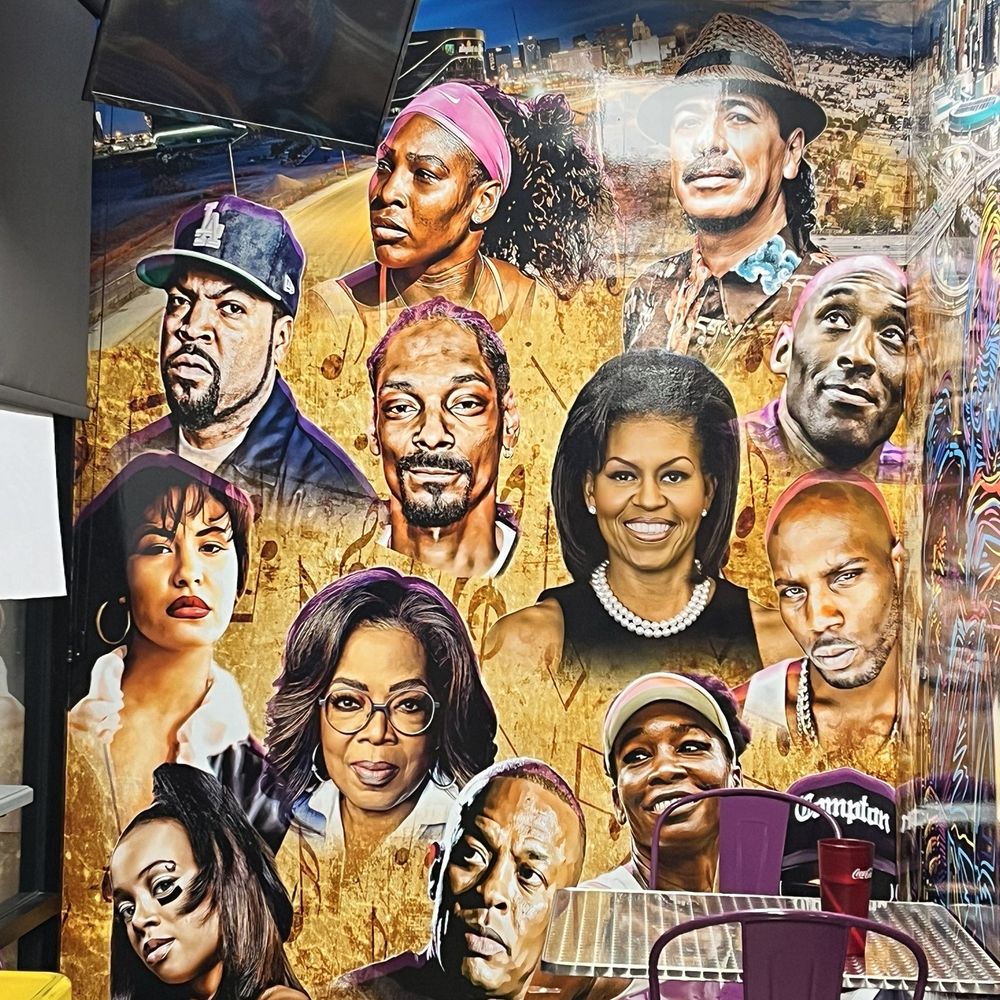 Inside mural Inside mural