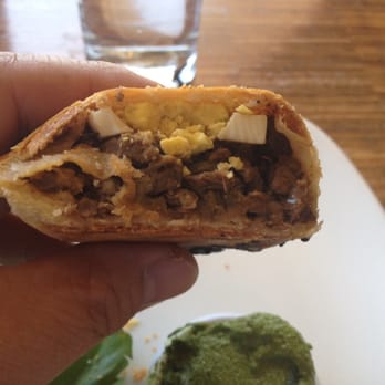 Grace's Table - View inside the Empanada - New American Near Me - Napa, California