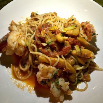 Shalel - Braised Shrimp and Calamari Pasta - Moroccan Near Me - New York, New York Shalel - Braised Shrimp and Calamari Pasta - Moroccan Near Me - New York, New York