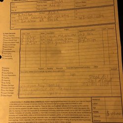 Hadeed Carpet - Hadeed Original Invoice and then Hadeed over write it and asked me to deposit another $464/- for cleaning of only 2 rugs.
