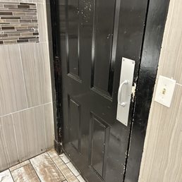 Bathroom door Bathroom door