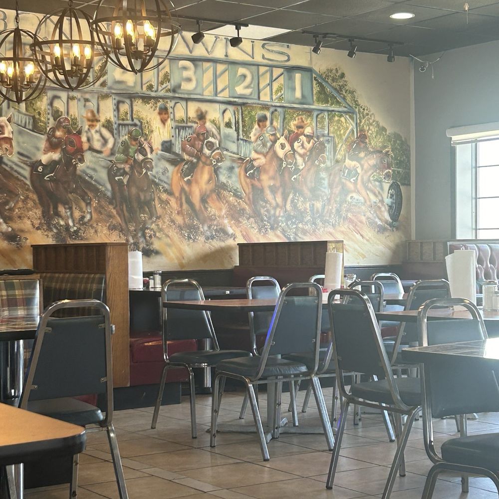 Blue Ribbon Diner - See the racetrack pic on the diner wall. - Southern Near Me - Sallisaw, Oklahoma