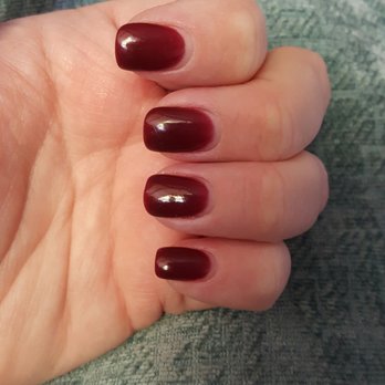 Luxor Nails - This is SNS after 3 weeks and not to mention my natural nails! - Nail Salons Near Me - Tampa, Florida