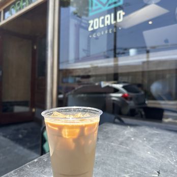 Zocalo Coffeehouse - Vanilla iced latte - Coffee & Tea Near Me - San Leandro, California Zocalo Coffeehouse - Vanilla iced latte - Coffee & Tea Near Me - San Leandro, California
