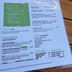 Bonton Farms - The menu
