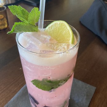 Oak Steakhouse - Blueberry Mojito - Steakhouses Near Me - Highlands, North Carolina