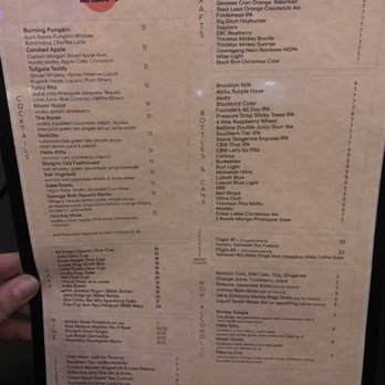 Misuta Chow's - Menu 12/10/22 - Bars Near Me - Buffalo, New York