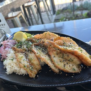 Seasurf Fish - Shrimp plate. - Seafood Near Me - San Clemente, California